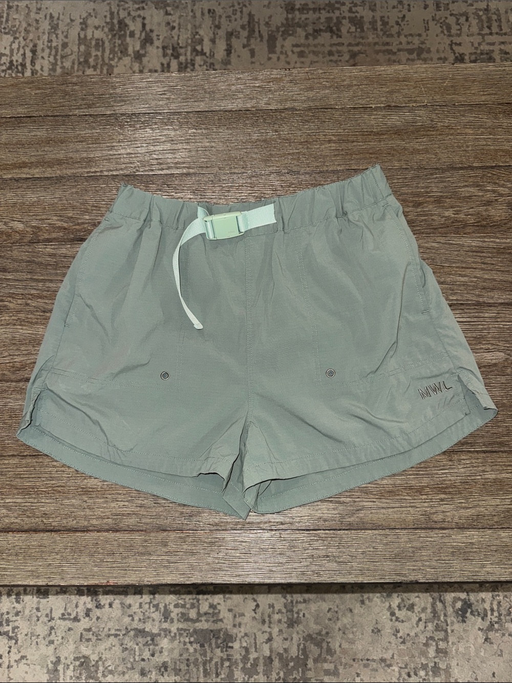 Madewell MWL Hiking Shorts Architect Green